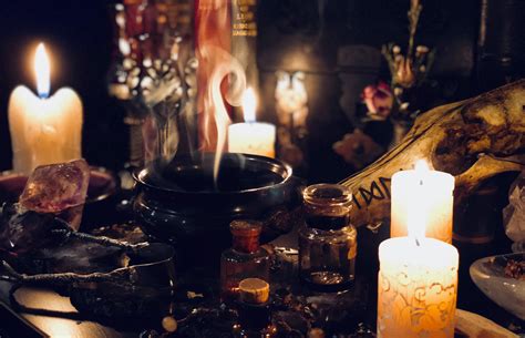Wiccan ritual altar inspirations